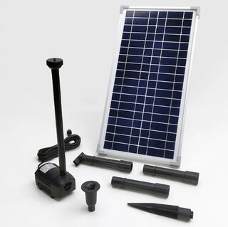 Solar Pump with Fountain SP15 with 15W and Run dry protection