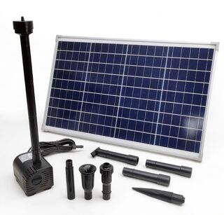 Solar Pump with Fountain SP40 with 40W and Run dry protection