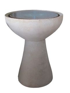 Antique White Poly Hante Water Feature & Stand