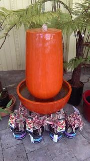 Water Features - pottery, fibre pottery, terrazzo and fibrestone